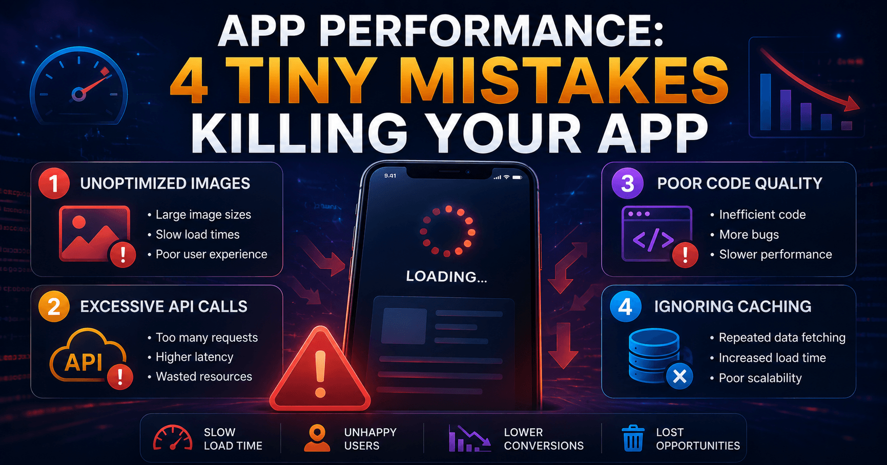 App Performance: 4 Tiny Mistakes Killing Your App