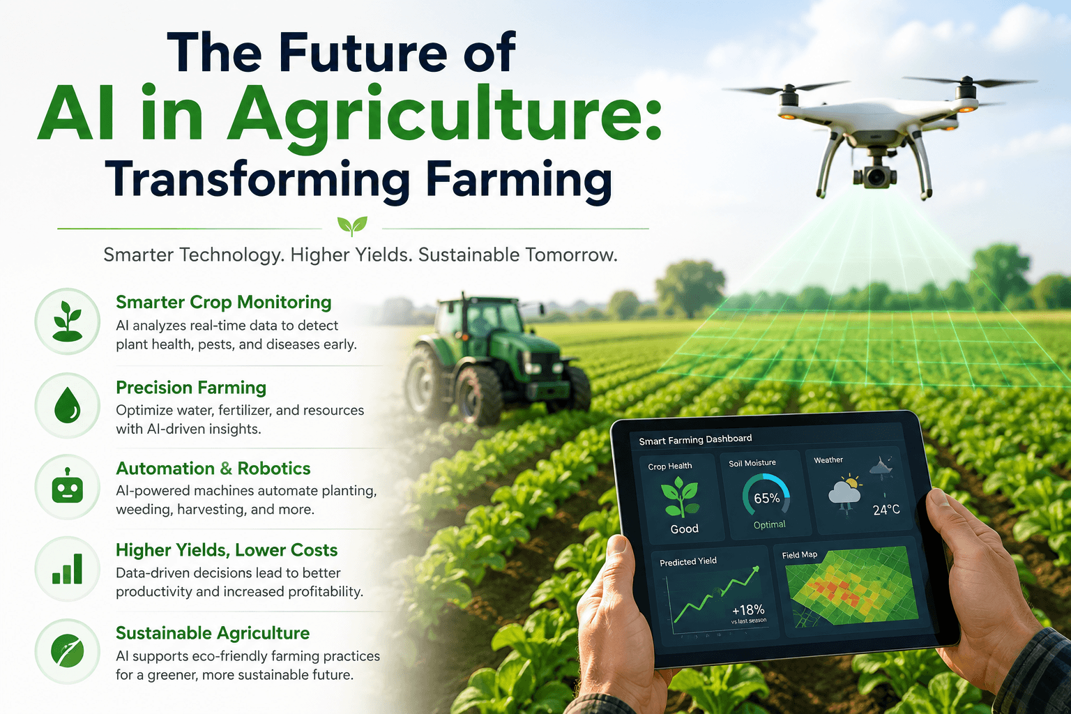The Future of AI in Agriculture: Transforming Farming