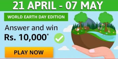 Amazon World Earth Day Edition Quiz